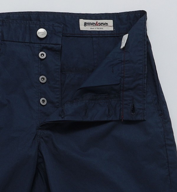 GROWN&SEWN: Hampton Short - Feather Twill|SHIPS(シップス)の通販