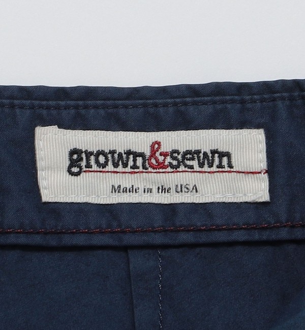 GROWN&SEWN: Hampton Short - Feather Twill|SHIPS(シップス)の通販