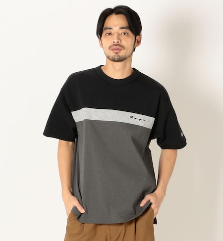 Ships Any Champion 別注 パネル 半袖tシャツ Ships シップス の通販 アイルミネ