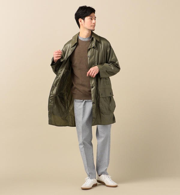 BARBOUR: 別注 パッカブル ナイロン BORDER(ボーダー)|SHIPS(シップス