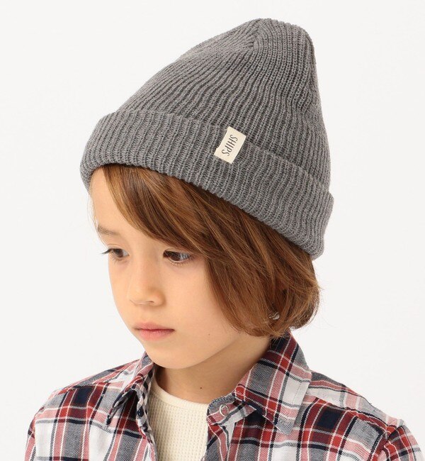 Ships Kids リブ ニット キャップ グレー Ships シップス の通販 アイルミネ