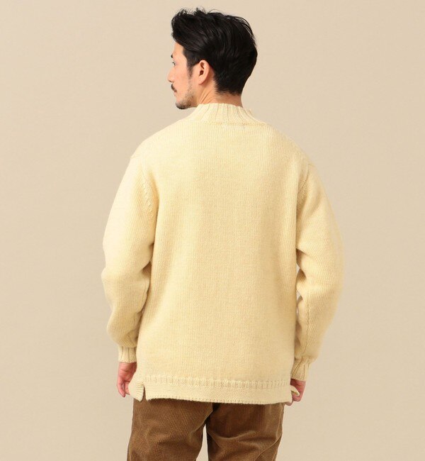 SHIPS: ローゲージ アンダイド ウール モックネック プルオーバー 