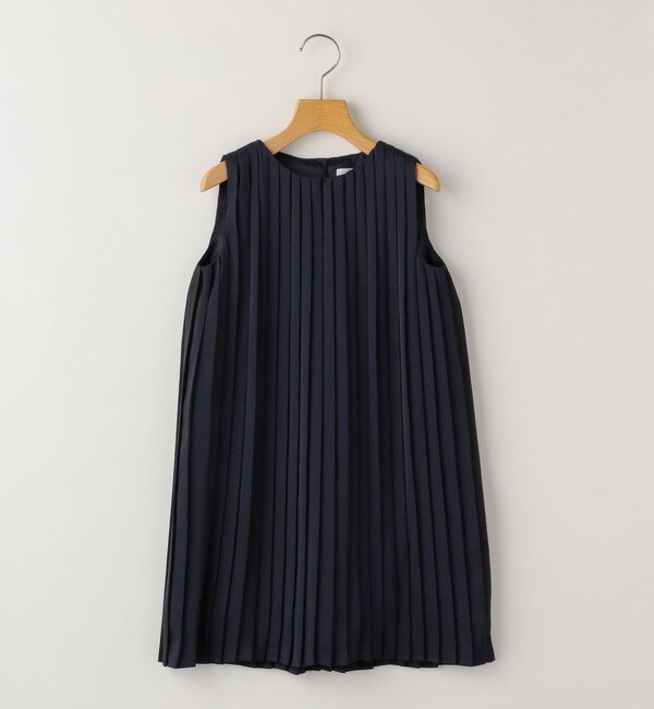 ＜アイルミネ＞【シップス/SHIPS】 ARCH&LINE:スリーブレス プリーツ ドレス(100〜115cm)画像