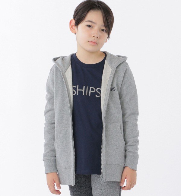 SHIPS KIDS:ロゴ フード ジップ パーカー(145～160cm)|SHIPS(シップス