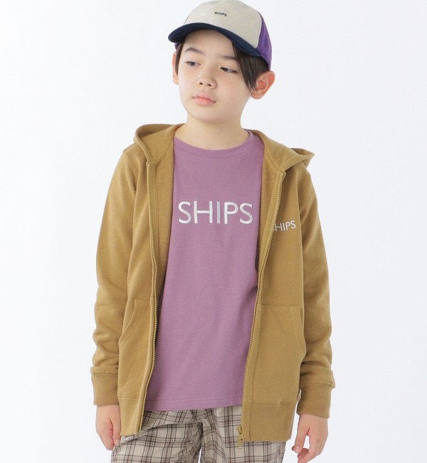 SHIPS KIDS:ロゴ フード ジップ パーカー(145～160cm)|SHIPS(シップス