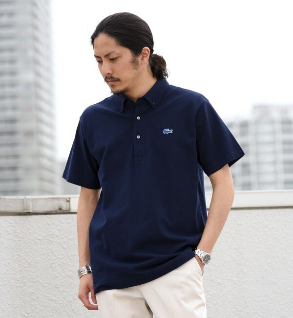 【WEB限定/SHIPS別注】LACOSTE: ピケ ボタンダウン ポロシャツ