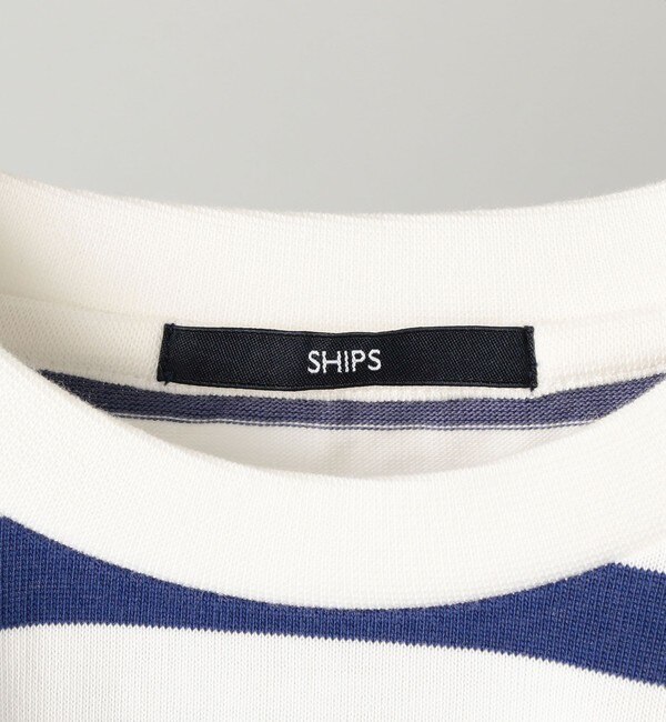 SHIPS: プレーティング ランダムボーダー Tシャツ|SHIPS(シップス)の