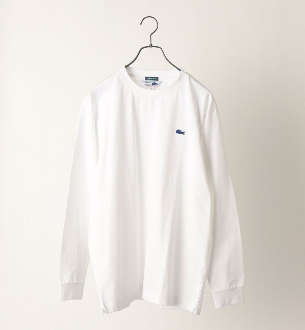 SHIPS any別注】LACOSTE: NEW ヘビーウェイト コットン 長袖Tシャツ