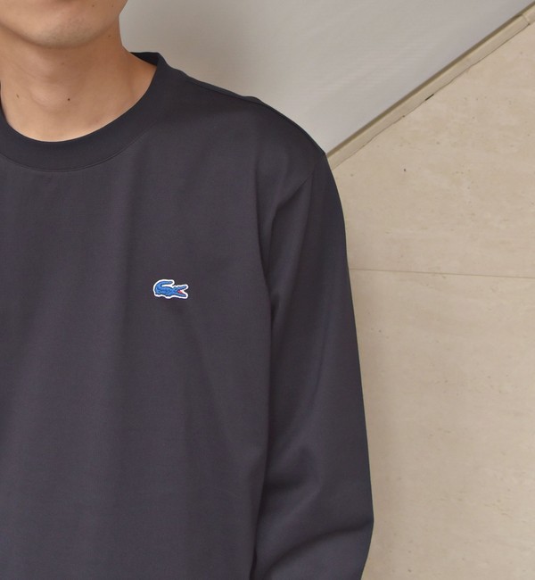 【SHIPS any別注】LACOSTE: NEW ヘビーウェイト コットン 長袖Tシャツ◇