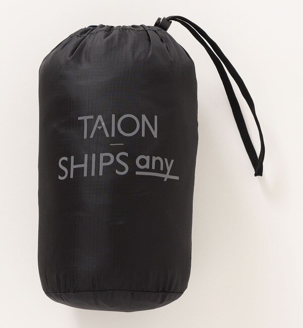 SHIPS any別注】TAION: ユニセックス ステッチレス ダウン ポンチョ 