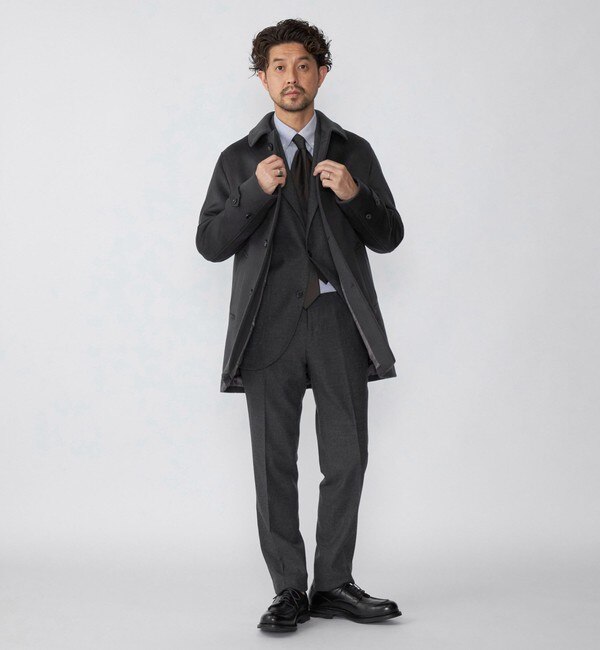 SHIPS（シップス）の「SD: ダブルフェイス カーコート□（ステンカラーコート）」 - WEAR