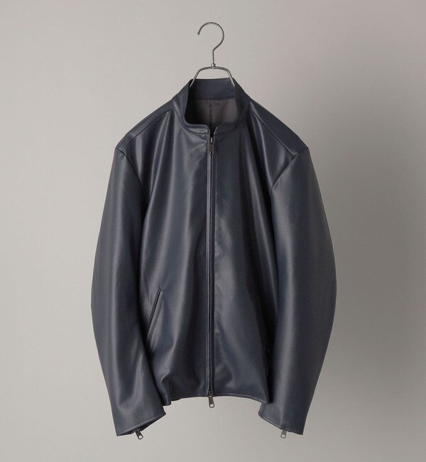 SHIPS: Synthetic Leather シングルライダース ジャケット 22SS|SHIPS 