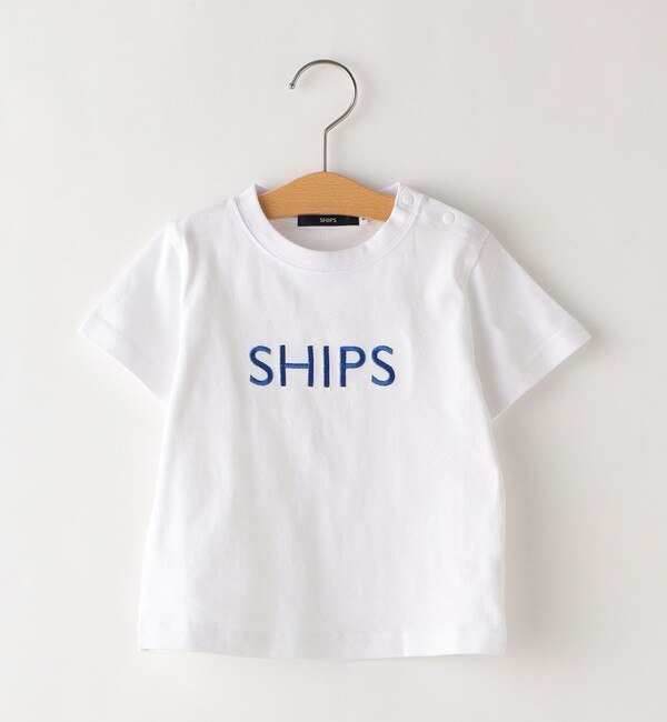 ＜アイルミネ＞【シップス/SHIPS】 SHIPS KIDS:SHIPS ロゴ TEE(80〜90cm)画像