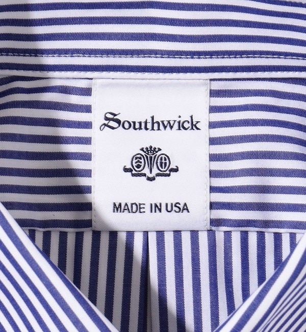 Southwick: ストライプ プルオーバー ボタンダウンシャツ S/S|SHIPS