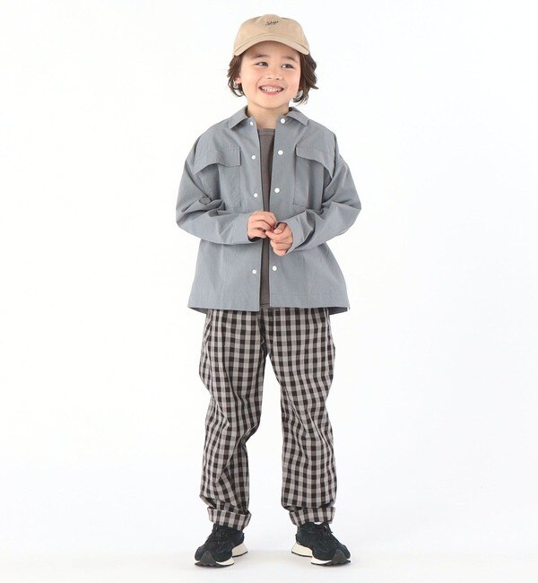 SHIPS KIDS:ルーズ スナップ シャツ ジャケット(100～130cm)|SHIPS