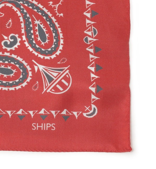 シルクバンダナスカーフ 65×65|SHIPS(シップス)の通販｜アイルミネ