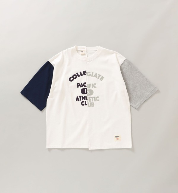 SHIPS別注】Collegiate Pacific: カレッジプリント ドッキング Tシャツ