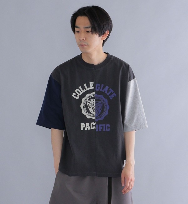 SHIPS別注】Collegiate Pacific: カレッジプリント ドッキング Tシャツ