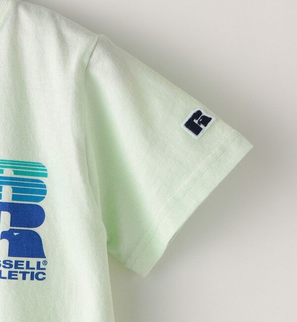 SHIPS KIDS別注】RUSSELL ATHLETIC:モーション ロゴ TEE(100～160cm