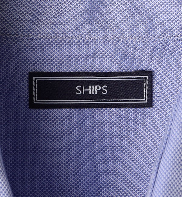 SHIPS：ウォッシュド オックスフォード カラー 無地 シャツ|SHIPS
