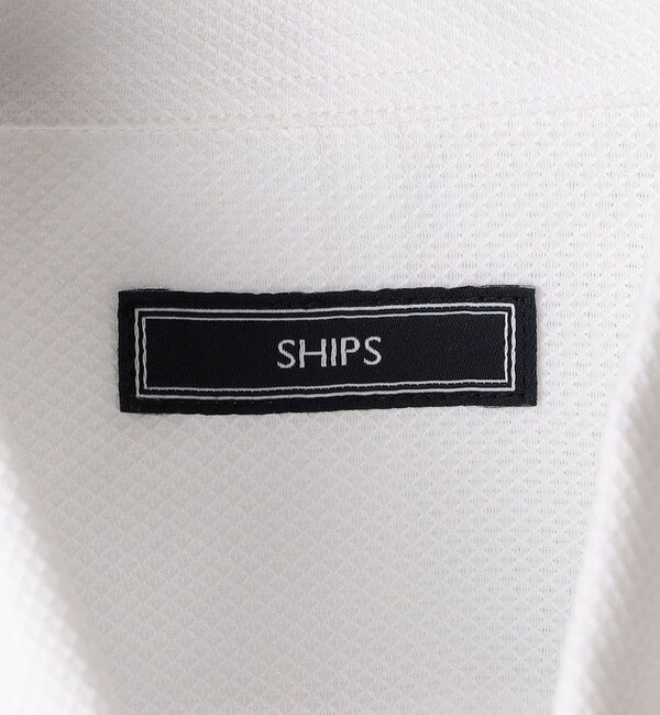 SHIPS：カラミ組織 無地 半袖 シャツ|SHIPS(シップス)の通販｜アイルミネ