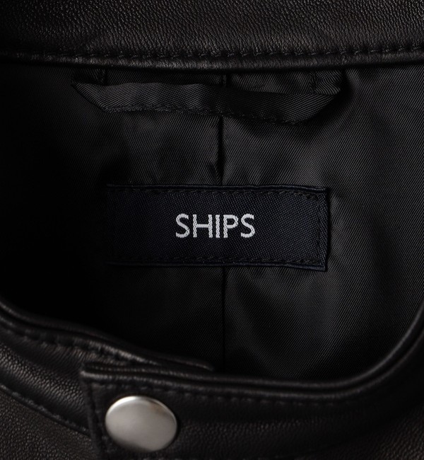 SHIPS: シープレザー シングル ライダースジャケット|SHIPS(シップス