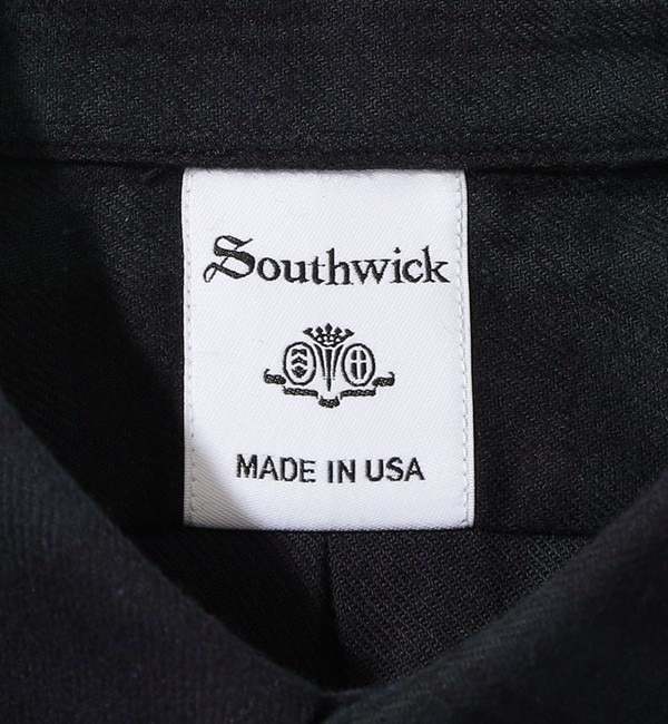 Southwick: シャギーツイル ブラックウォッチ ボタンダウンシャツ