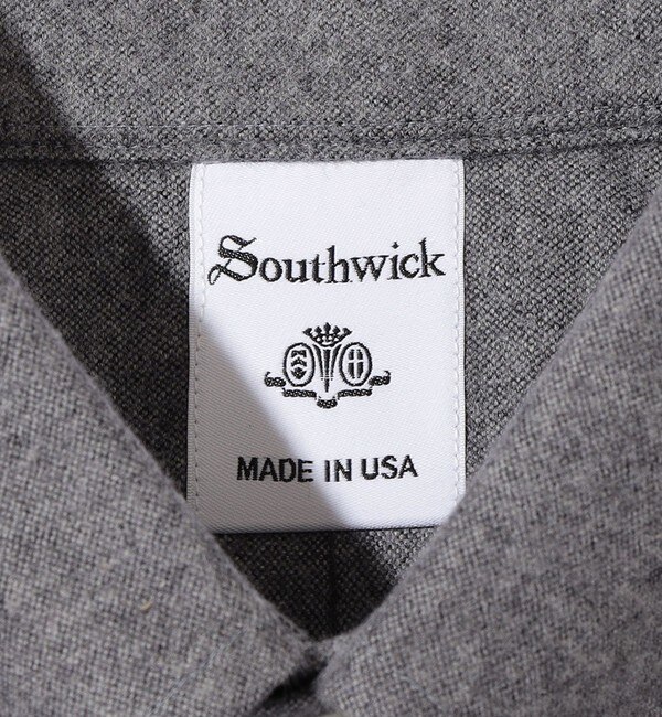 Southwick: フランネル ソリッド ボタンダウンシャツ|SHIPS(シップス