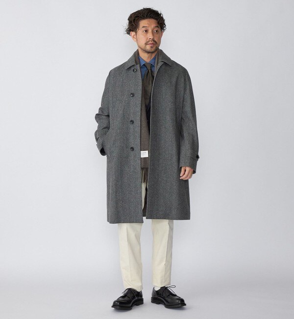 SHIPS: LORO PIANA FABRIC ストーム システム ステンカラー コート