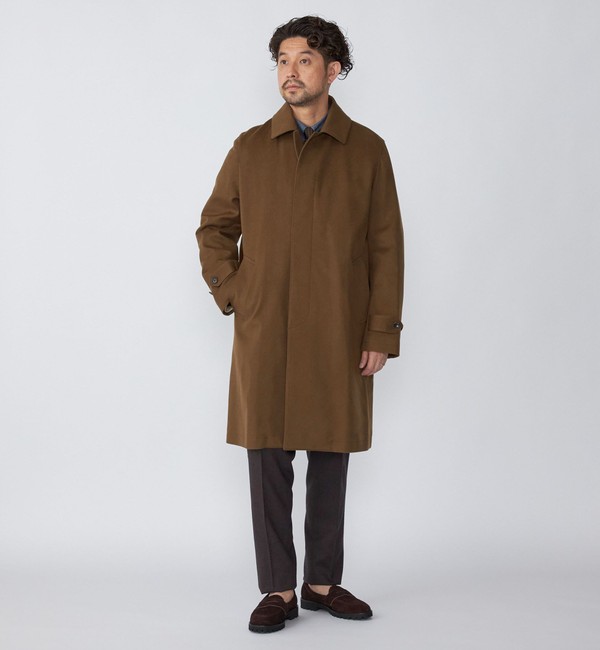 SHIPS: LORO PIANA FABRIC ストーム システム ステンカラー コート