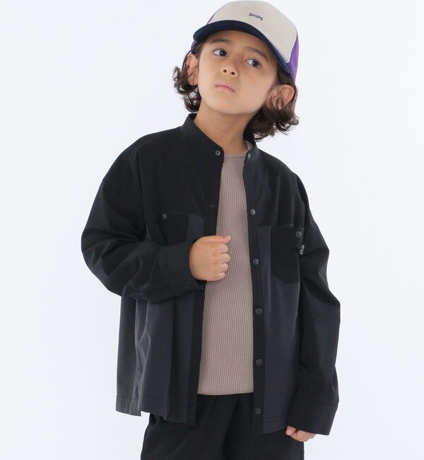 SHIPS KIDS:100～130cm / ＜UVカット＞ナイロン 長袖 シャツ|SHIPS