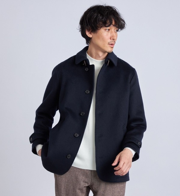 SHIPS any: ＜ストレッチ＞フューチャー メルトン シングル Pコート 22FW◇|SHIPS(シップス)の通販｜アイルミネ