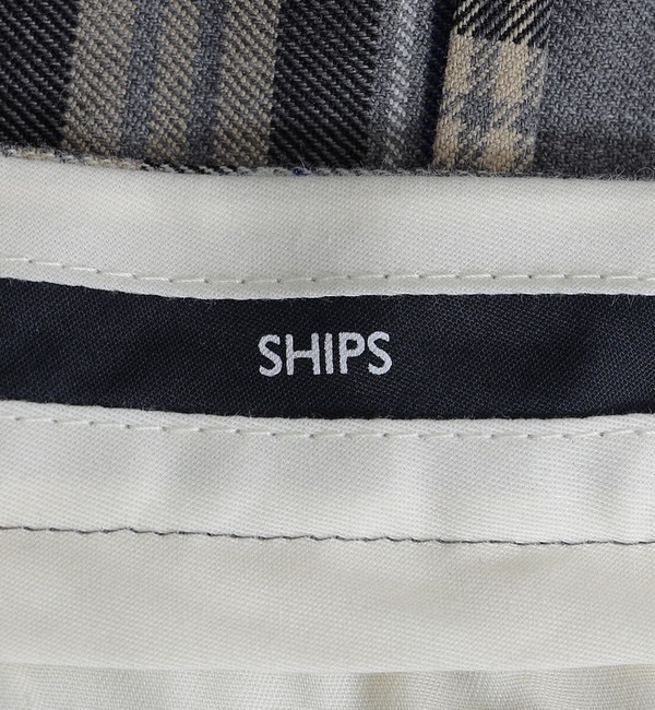 SHIPS:〈ストレッチ〉尾州 T/W チェック トラウザーズ|SHIPS(シップス