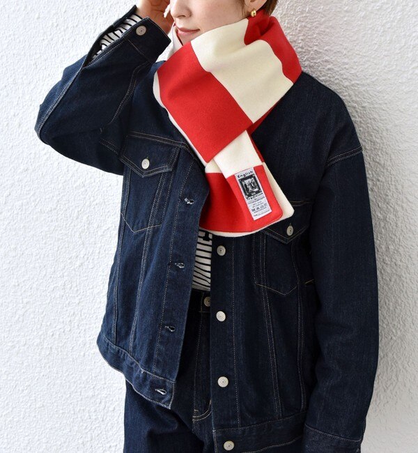美品 ClothierスクールマフラーSHIPS