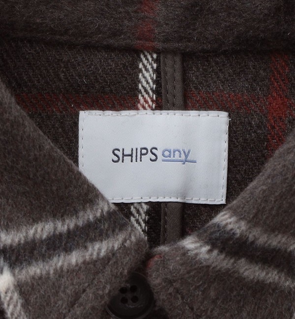 SHIPS any: シャギー CPO チェック 長袖 シャツ|SHIPS(シップス)の通販