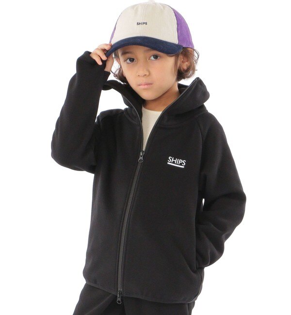 SHIPS KIDS:100～130cm / バック フリース トラック ジャケット|SHIPS