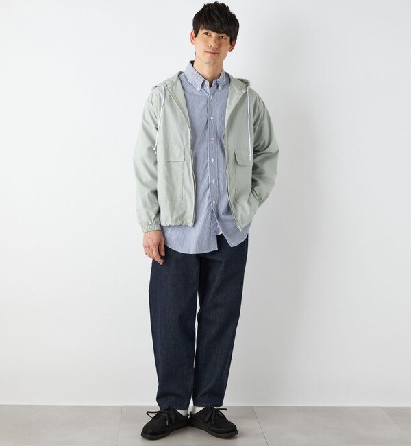 SHIPS any別注】BROOKLYN OVERALL: ワイド テーパード デニム◇|SHIPS