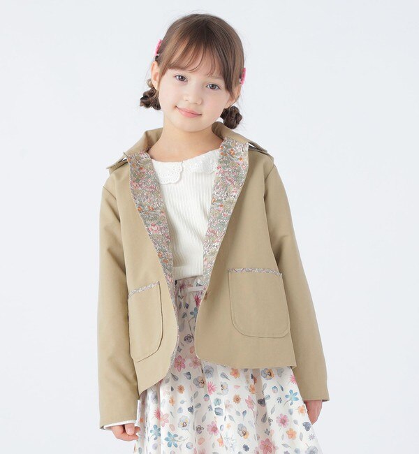 SHIPS KIDS:100～130cm /〈撥水〉リバティ フード コート|SHIPS