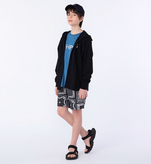 SHIPS KIDS:145～160cm / ロゴ フード ジップ パーカー|SHIPS(シップス