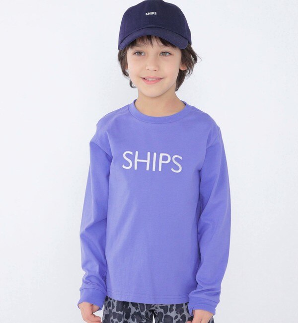 SHIPS KIDS:100～130cm / SHIPS ロゴ 長袖 TEE|SHIPS(シップス)の通販