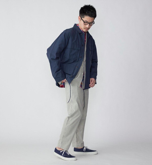 BEAMS PLUS × KOMATSU】ナイロンジップブルゾン 黒 S xxtraarmor.com