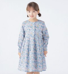 SHIPS KIDS:100～130cm / リバティ 長袖 ワンピース