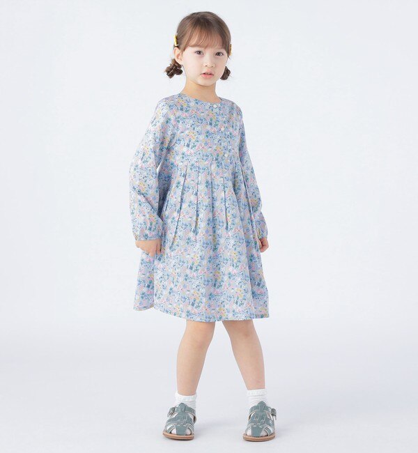 SHIPS KIDS:100～130cm / リバティ 長袖 ワンピース|SHIPS(シップス)の