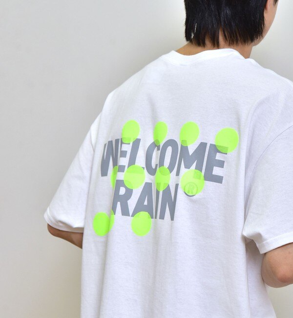 モテ系ファッションメンズ|【シップス/SHIPS】 【SHIPS any別注】Welcome-rain: NEON RAINDROPS Tシャツ