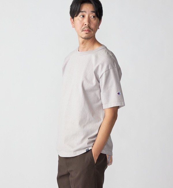 SHIPS別注】Champion: MADE IN USA T1011 ガーメントダイ Tシャツ