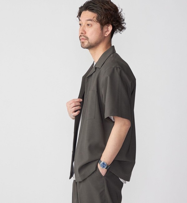 SHIPS: MADE IN JAPAN ドライタッチ オープンカラーシャツ 23SS|SHIPS