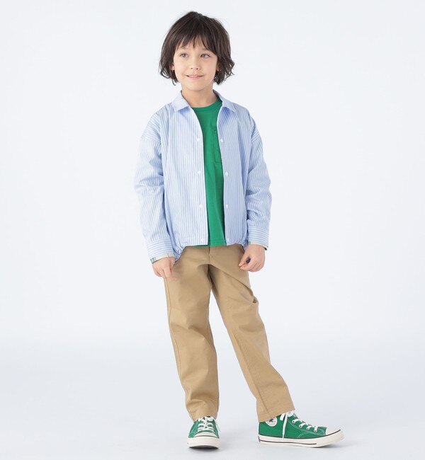 SHIPS KIDS:100～130cm / チェックシャツ コンビ カットソー|SHIPS