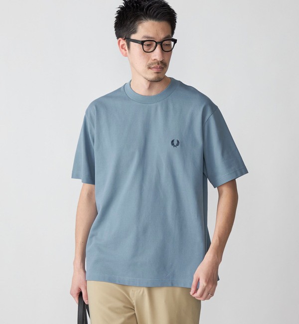 SHIPS別注】FRED PERRY: SOLOTEX（R) 鹿の子 ワンポイント ロゴ T ...