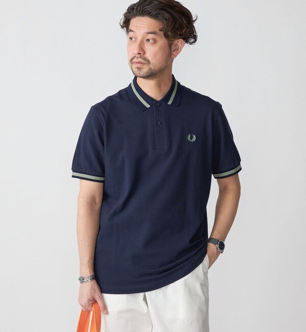 SHIPS別注】FRED PERRY: イギリス製 M2 シングルライン ポロシャツ