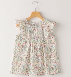 SHIPS KIDS:140～150cm / リバティ 半袖 ブラウス